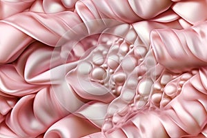Abstract fractal background, computer-generated image. Generative AI
