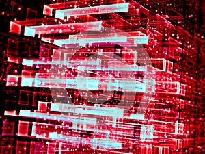 Abstract fractal background - digitally generated image