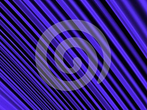 Abstract fractal blue techno background with rays and lines