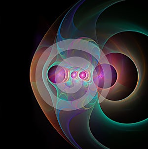 Abstract fractal computer generated image