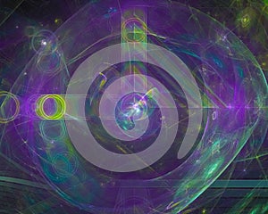 Abstract fractal digital design dynamic rendering future backdrop shape beautiful power explosion