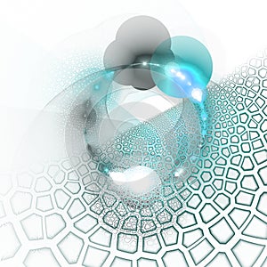 Abstract fractal network