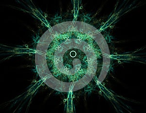 Abstract fractal patterns and shapes. Fractal texture for prints