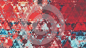 Abstract fractal red blooded orthography sierpinski or sierpinski triangle photo