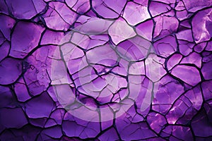 Abstract Fragmented Purple Rock Texture