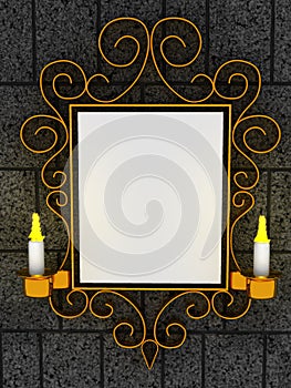 Abstract frame, ornament