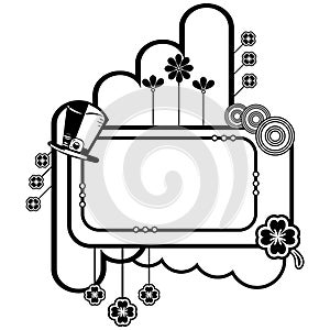 Abstract frame for st. Patrick's day