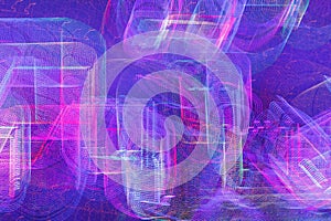 Abstract freezelight background