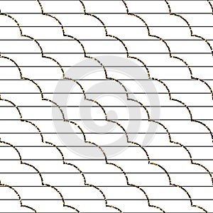 Abstract frill line diagonal vector pattern.