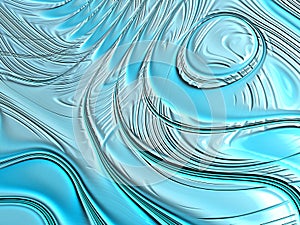 Abstract frozen background. Ice sea. Wave pattern