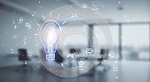 Abstract funnel of green binary code creating a futuristic data stream and technology concept