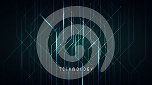 Blue abstract technology cyberspace background,speed data transfer background,technology communication graphic vector background photo