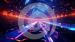 Abstract futuristic 3d background