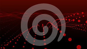 Abstract futuristic background. Big data visualization. Network connection. Data transfer. 3d rendering. Technology