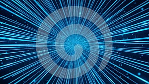 Digital Data Speed Tunnel Background