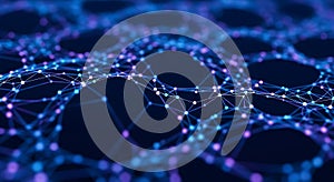 Digital Network Plexus Background