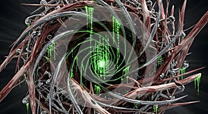 Abstract Cybernetic Vortex