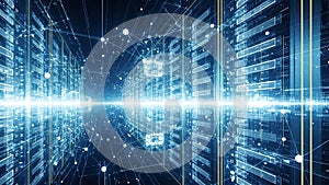 Abstract Digital Data Network and Server Infrastructure