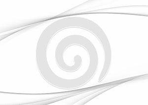 Abstract futuristic elegant grey graphic swoosh lines background