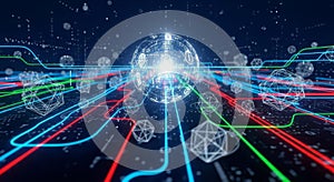 Global Digital Network and Data Flow