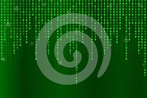 Abstract futuristic technology with binary code. matrix background with digits