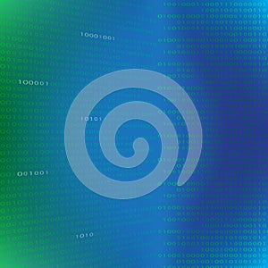 Abstract futuristic technology with binary code. matrix background with digits