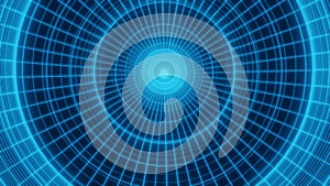 Abstract futuristic  technology  wireframe mesh polygonal  element. Connection Structure. Digital Data Visualization. 3d rendering