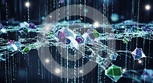 Abstract Digital Network and Data Flow