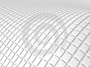 Abstract Futuristic White Cubes Design Background