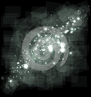 Abstract galaxy stars on dark sky space background