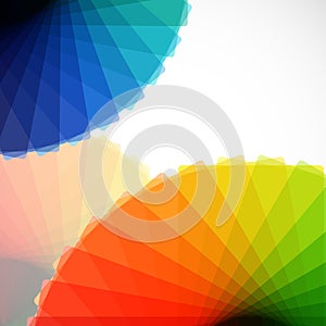 Abstract gamut backgrounds.