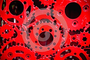 Abstract gear background