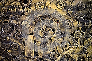 Abstract gear background