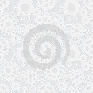 Abstract gears - vector seamless texture