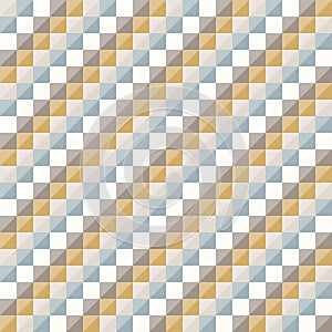 Abstract geo pattern, seamless vector, diagonal checkered diamond shapes