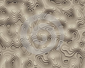 Abstract Geographic Curves Background