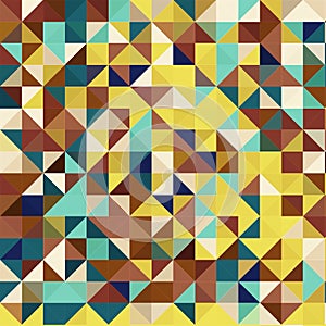 Abstract geomatics triangle block pattern wallpaper