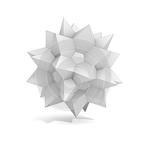 Abstract geometric 3d object