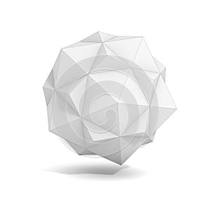 Abstract geometric 3d object