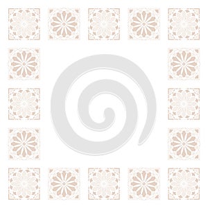 Abstract geometric arabic etnic seamless pattern background.