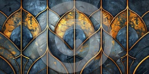 Abstract geometric art deco background