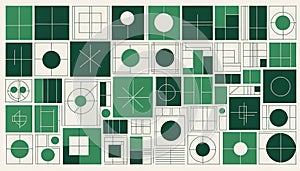 Geometric Harmony: A Fusion of Structure and Abstraction photo