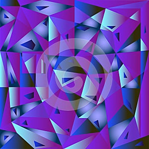 Abstract geometric background blue