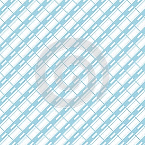 Abstract geometric background. Blue and white seamless pattern