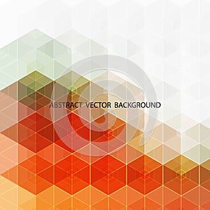 abstract geometric background. colored hexagons. eps 10