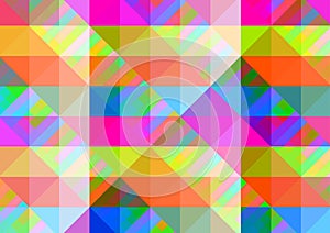 Abstract geometric background with colorful tiles