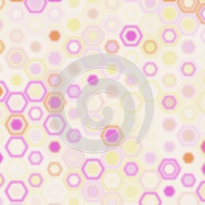 Abstract geometric background consisting of hexagonal figures.