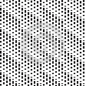 Abstract geometric background design. Black stripes and blocks on white background. Monochrome graphic seamless pattern. Halftone