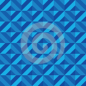 Abstract geometric background design. Blue color. Graphic seamless pattern. Vector illustration.