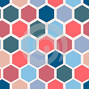 Abstract geometric background with different geometric shapes - triangles, circles, dots, lines